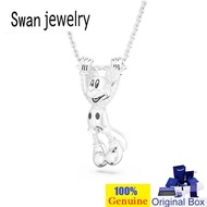 243 Swarovski Swan Jewelry Necklace QDDFD Swan Jewelry Mickey Mouse Necklace Chain Swan Jewelry Neck