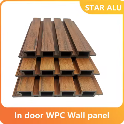 WPC Wall Panel | Waterproof & Fire-Resistant WPC Cladding | Indoor/Outdoor Easy Install | Eco-Friend