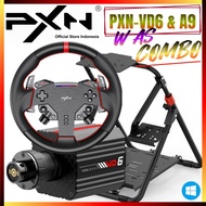 COMBO PXN VD6 W AS with A9 Direct Drive Steering Racing Wheel Stand