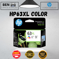 [LIFETIME WARRANTY] GENUINE HP 63/ HP 63XL/ HP63/ HP63XL  BLACK / COLOR INK CARTRIDGES - HP DESKJET 