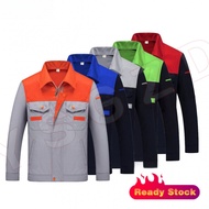 2024 PPE Baju Safety Jacket Long Sleeve Men Women Protectionclothing Labor Reflector Factory Staff W