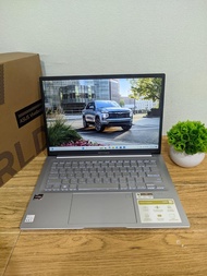 LAPTOP ASUS VIVOBOOK M1403QA SILVER AMD RYZEN 5 5600H RAM 8GB SSD 512GB 14"IPS WUXGA SECOND LIKENEW