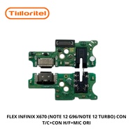 FLEX INFINIX X670 (NOTE 12 G96/NOTE 12 TURBO) CON T/C+CON H/F+MIC ORI