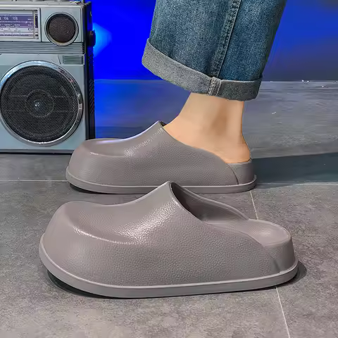 Men's and women's slippers for summer wear, anti slip EVA rubber Boken shoes