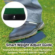 JEROMY Golf Weight Shift Trainer, Weight Transfer Board Practice Swing Golf Swing Trainer, Leg Gravi