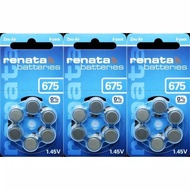 Renata za 675 Battery (ZA675) original Hearing Aid Battery