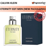 Calvin Klein Eternity EDT for Men (50ml/100ml/200ml/Tester) CK Classic Signature [Brand New 100% Authentic Perfume]
