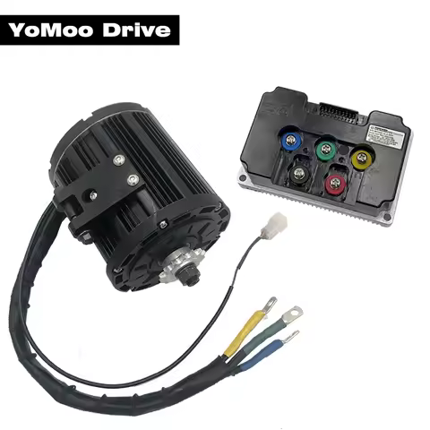 QS138 70H 3000W 72V Peak 9000W 100KPH PMSM Mid Drive Motor with Fardriver ND96450 Controller For Ele