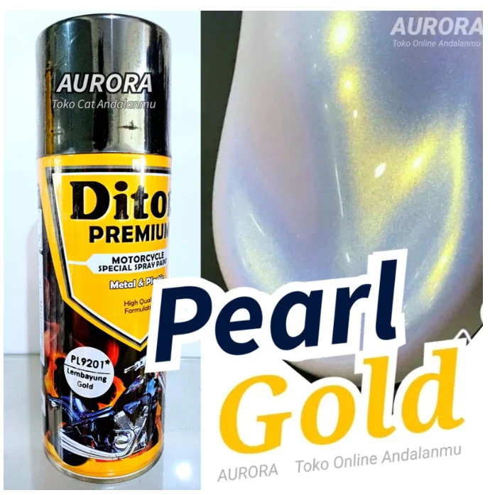 Pilok Diton Premium Lembayung Gold PL9201 Emas Lembayung PL 9201 | cat semprot spray sepeda motor mo