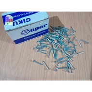 KAYU PUTIH Grc Nails Vans Giku Calci Board Nails White Line 1" Inch 2.5cm B88 Wood Nails GRC Calci B