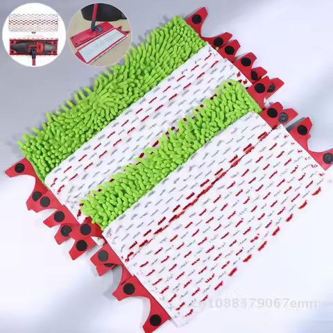 Vileda UltraMax Flat Mop Pad Replacement Microfiber Reusable Spin Mop Cloth for Hard Floor Cleaning