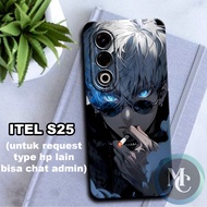 CC16 Flexible rubber softcase for ITEL S25/anime character Motif ITEL S25/case ITEL S25 casing ITEL 