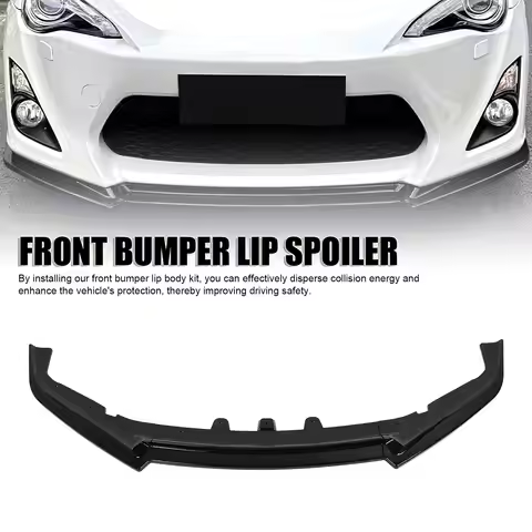 Front Bumper Lip Body Kit Fit Resistant Front Bumper Lip Splitter for GT86 FT86 FR-S 2012 To 2016