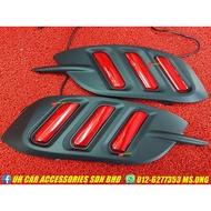 Honda civic fc 2016-2021 mustang led rear bumper reflector lamp lampu belakang running signal [READY STOCK]