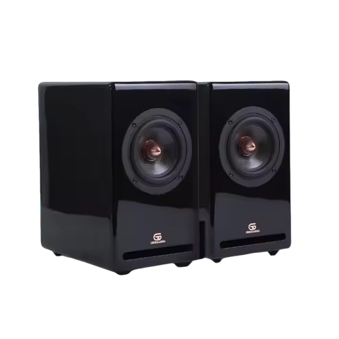 G1Pro HIFI Passive Bookshelf Speakers 4 Inch Carbon Fibre Full-range Paint Home Audiophile Passive S