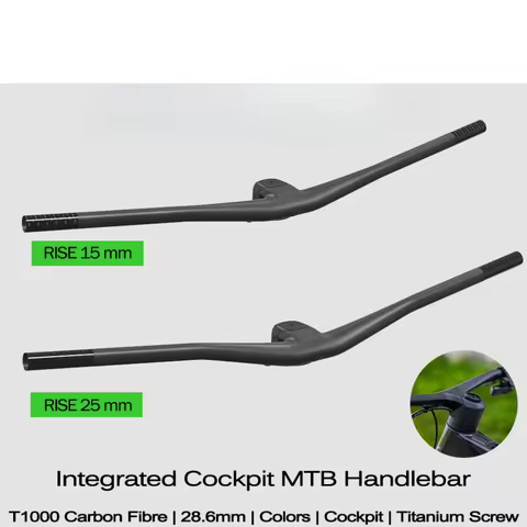 S Integrated Cockpit MTB Handlebar HIXON IC SL RISE For Sparks Frame 4/5 degree Rise 15mm/25mm Rise 
