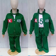 ชุดสควิดเกมส์ ชุดผู้เล่น456 ชุดโกโกวา (เสื้อ กางเกง เสื้อคลุม)