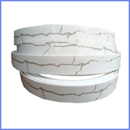 ☫ ☁ ◵ Glossy MarbleWhite Edging / Edge Banding UNICA Laminated Edge Banding PVC 10meters x 21mm x 0