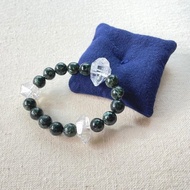 星野星鑽手串/閃靈鑽綠龍晶/天然/水晶手鏈/能量石/原生態040106