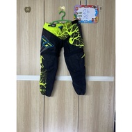 Fly racing Children's Motocross Pants 1 New Condition Waist 26 Inches Black And Green