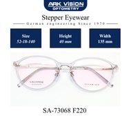 Stepper Eyewear SA-73068 F220 Size52– Titanium Round Frames with German Design Elegance