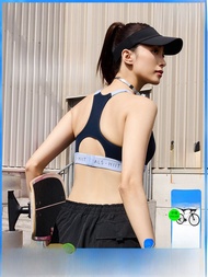 เสื้อชั้นในกีฬา Decathlon ระบายอากาศได้ดี ป้องกันแรงกระแทก ฟิตเนส วิ่ง โยคะ แจ๊ส ชุดเต้นรำ สีบล็อก ท