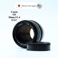 [Used in Japan] " Vintage Lens " Canon FD 50mm f/1.4 S.S.C. Released in Japan
