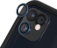 RhinoShield [Pack of 2] Camera Lens Protector compatible with [iPhone 12/12 mini / 11] | High Clarity Scratch Proof 9H Tempered Glass and Aluminum Trim - Blue