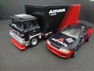 已售‼️(中古)Hot Wheels 2021-Team Transport/1989-1994 Advan NISSAN SKYLINE GT-R R32 ADVAN RACING DIECAST 