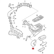 【LB0P】-Air Diversion Tube Air Intake Elbow Duct Pipe 1KD 129 618 B CC Golf A3 S3 TT Seat 1K0 129 618