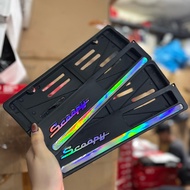 Cover Dudukan Plat Nomor Motor List Hologram Scoopy Universal Untuk Semua Scoopy Bingkai Plat Nomor 