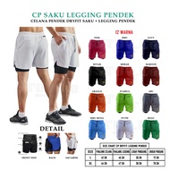 STUVCO 2IN1 SHORTS DOUBLE LAYER DRYFIT GYM JOGGING RUNNING SPORTS PANTS FOR MEN