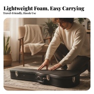 Classical Guitar Case Full-Length 39-Inch Guitar Case Shielded