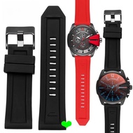 24mm/26mm Silicone Strap Waterproof Sweatproof Adapt to Watch Strap DZ4318/4323/4283/4476 Accessorie
