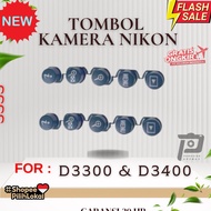 TOMBOL Nikon D3300 & D3400 New Clear Camera Buttons