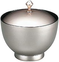 Fukui Craft Soup Bowl, Silver, 11.2 fl oz (335 cc), Gosho Kuruma Bowl, Transparent Silver 5-194-3