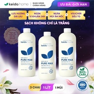 6 CHAI Nước Giặt Xả Cao Cấp Keido.home 1L – Lưu Hương Dưỡng Vải An Toàn Giặt Xả 2in1
