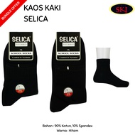 SELICA SPD 5340 Black Long School Socks 24-26 cm / Middle School Socks 5340H