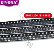 20PCS SMD Resettable Fuse 0805 1206 1210 1812 0.1A 0.2A 0.3A 0.5A 0.75A 1A 1.1A 2A 3A  Self-Recovery