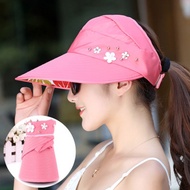 【MISS YOU】Women's Casual Folding Sun Visor Hats Anti-UV UV Protector for Beach Hat Summer Hat