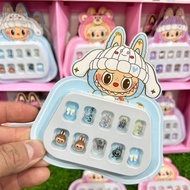LABUBU/SANTRIO kid decoration fake nail 10pcs/box