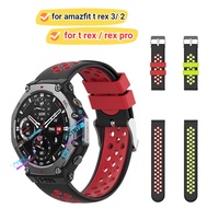 amazfit t rex T-rex 3 strap Silicone strap sports Wristband amazfit trex 2 strap amazfit t rex  pro 