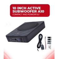Underseat Subwoofer Car Speaker Kereta Built-In Amplifier Active Subwoofer A10 10 Inch