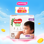 Tã quần siêu cao cấp Huggies Platinum Nature Made XXL 26 miếng
