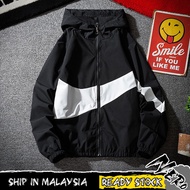 【Local Ready Stock】【NERO】HENRY Unisex Jacket Couple men women plus size sports jacket windbreaker ja