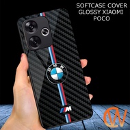 HP XIAOMI ( MA 3 BRAND W ) Glossy HD Case ( poco F6/F4/F5/M6 4G/REDMI 13) Camera Protector Silicone 