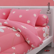 KATUN MY LOVE COTTON BEDSHEET QUEEN SIZE 160X200 HEIGHT 30 CM CALM MOTIF