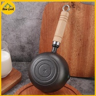 NewLook 12CM Cast Iron Egg Frying Pan With Pour Spout Nonstick Milk Pan Butter Melting Pot Gas Stove