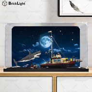 BrickLight™Transparent Acrylic Anti-dust Box Suitable for Lego 21350 Great White Shark Killer Whale 