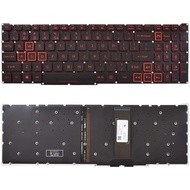 Acer Nitro 5 AN515-43 AN515-54 AN515-55 Keyboard - RED FONT BACKLIGHT
